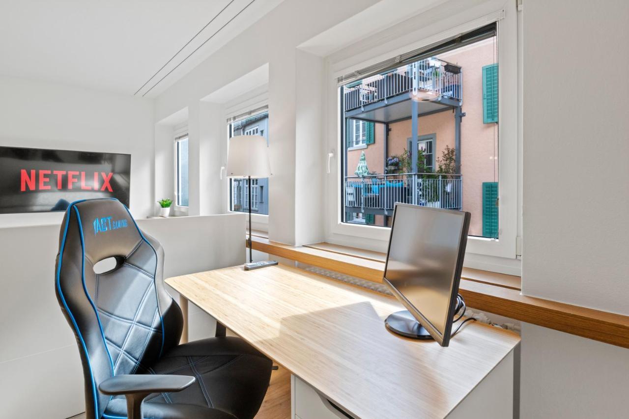 Pearlstay - City Center Twin Bed Workplace Washer Winterthur Buitenkant foto