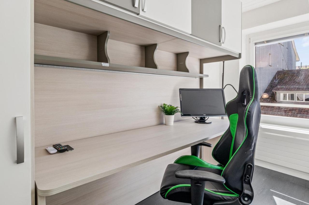 Pearlstay - City Center Twin Bed Workplace Washer Winterthur Buitenkant foto