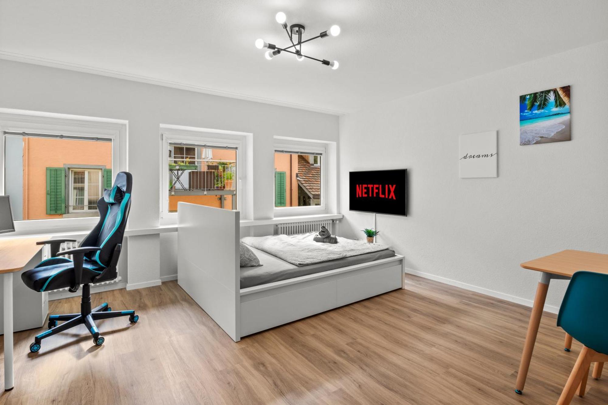 Pearlstay - City Center Twin Bed Workplace Washer Winterthur Buitenkant foto
